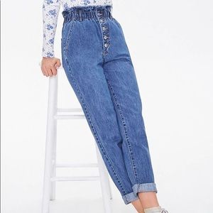 Forever 21 Paper Bag Jeans